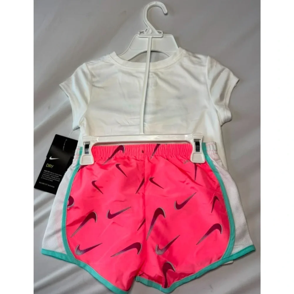 Nike Girls 2-Piece Set – Dri-FIT Performance Outfit – Size 6X